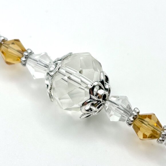 Silver Owl Iridescent Crystal Prism Sun Catcher Suncatcher Window Sun Hanging - Picture 3 of 5